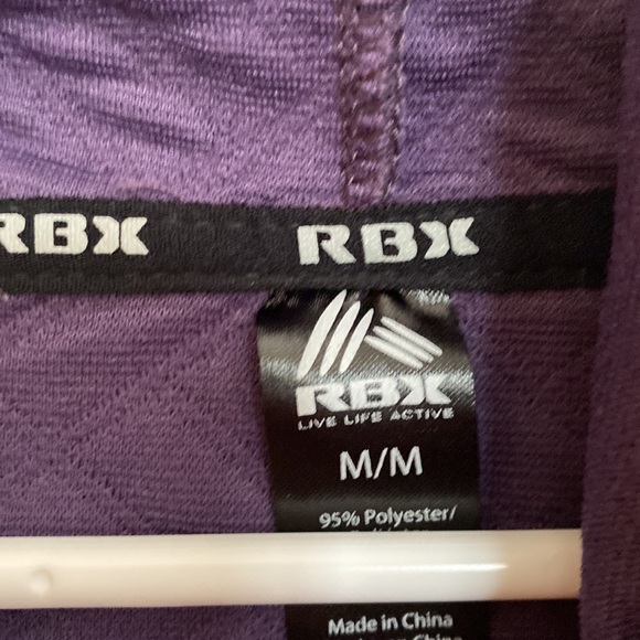 RBX Athletic Cowl Sweatshirt Medium Purple - Picture 4 of 8